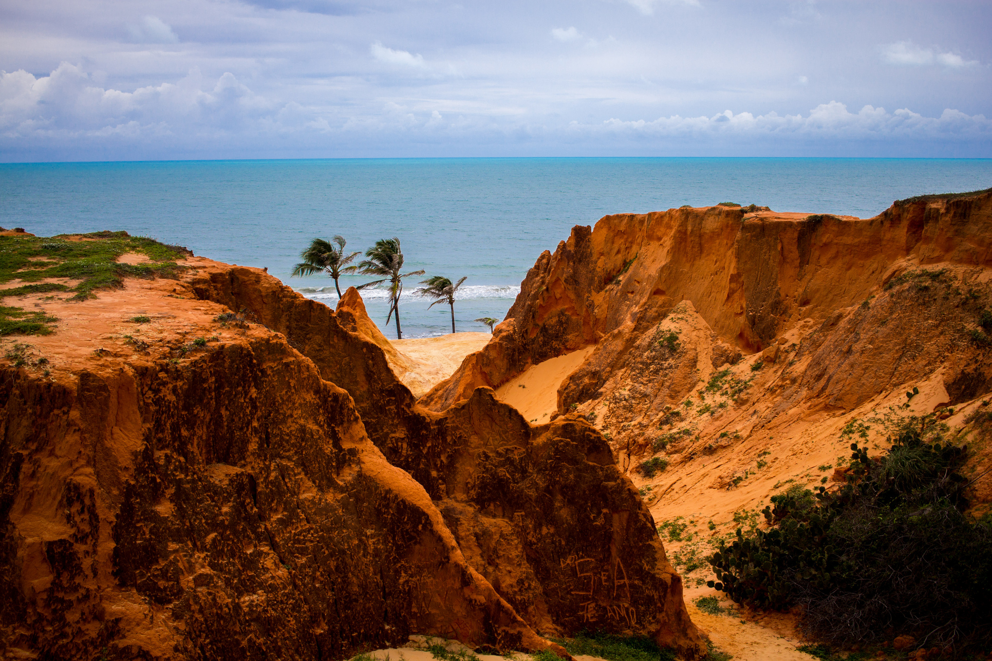 Sea in Morro Branco, Ceara