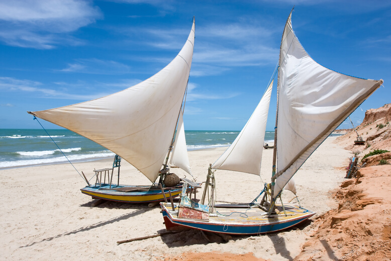 Brazilian Sail Boats in Ceara